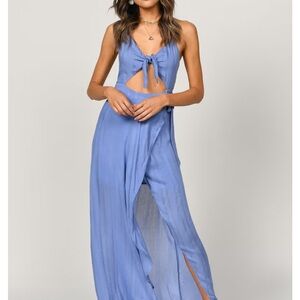 Tobi Belle Halter Maxi Dress